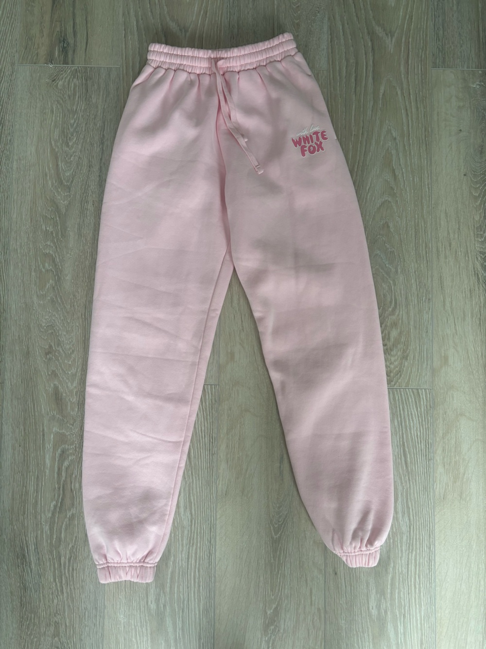 White Fox pink sweatpants